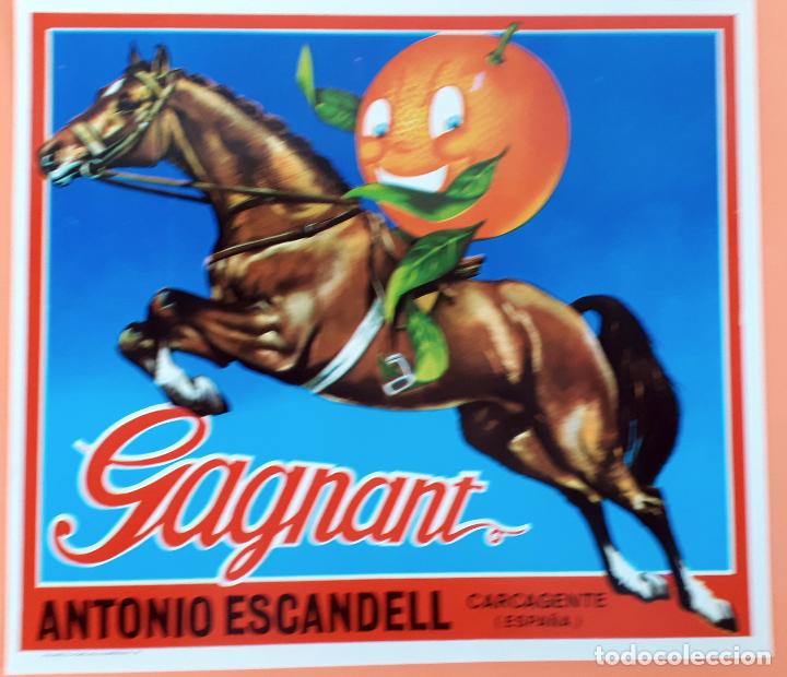 Etiquetas antiguas: GRAN ETIQUETA CARTEL ITO NARANJAS GAGNANT ANTONIO ESCANDEL CARCAGENTE PEQUE&Ntilde;A ORIGINAL K1
