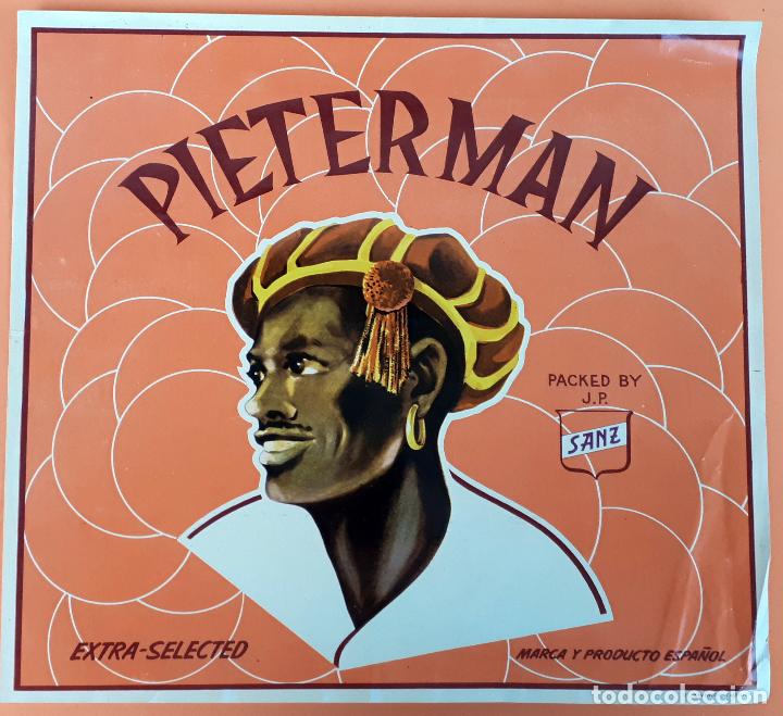 Alte Etiketten: GRAN ETIQUETA CARTEL ITO NARANJAS PIETERMAN SANZ NEGRITO VALENCIA GRANDE ORIGINAL K7