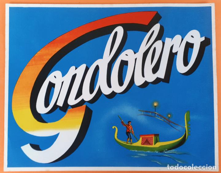 Etiquetas antiguas: CARTEL ITO ETIQUETA NARANJAS GONDOLERO GONDOLA VENECIA VALENCIA ORIGINAL K5