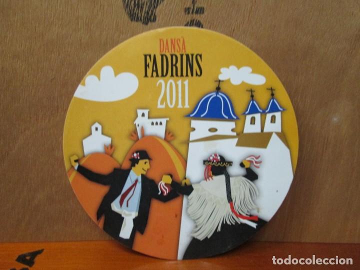 Old Labels: ANTIGUA ETIQUETA ADHESIVA, FIESTAS DE IBI DANSA FADRINS 2011