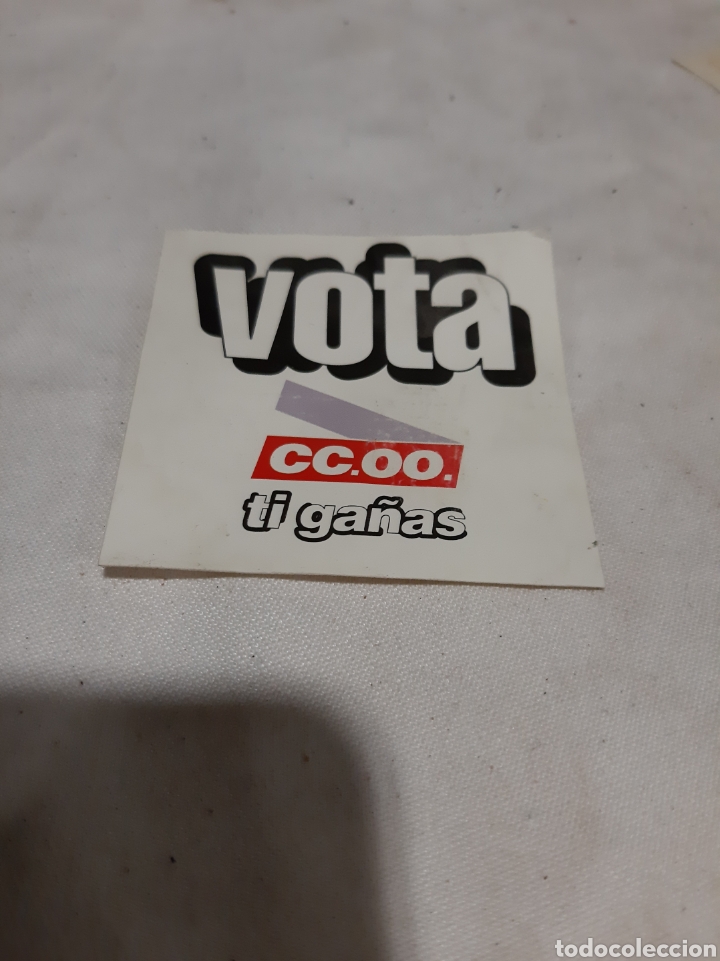 Alte Etiketten: Vota CCOO tu ganas Pegatina