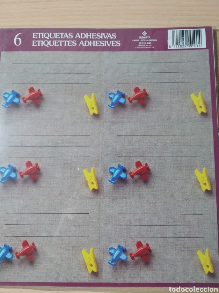 Etichette antiche: Etiquetas adhesivas 6 Busquets. Nuevo
