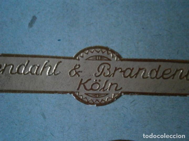 Etiquetas antiguas: &iexcl;PRECIOSA ETIQUETA,A&Ntilde;OS 30 40,UNICA EN TC&iexcl;&iexcl;BIRKENDAHL, BRANDENBERGS&iexcl;KAIN&iexcl;&iexcl;