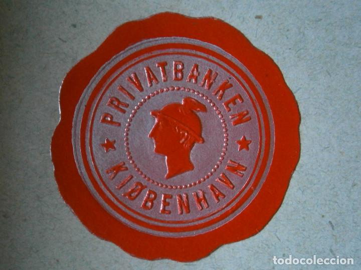 Etichette antiche: &iexcl;PRECIOSA ETIQUETA,A&Ntilde;OS 30 40,UNICA EN TC&iexcl;&iexcl;PRIVATBANKEN KIQBENHAVN