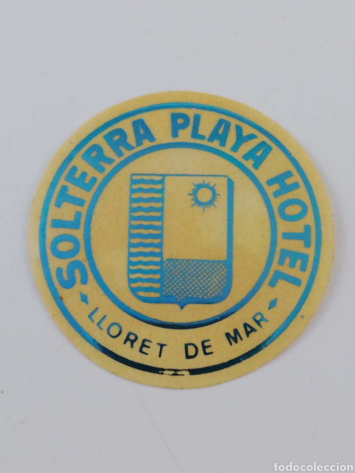 Etiquetas antiguas: ETIQUETA HOTEL SOLTERRA PLAYA LLORET DE MAR LUGGAGE LABEL