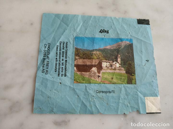 Alte Etiketten: envoltorio chocolat frey ag - corsopra /TI