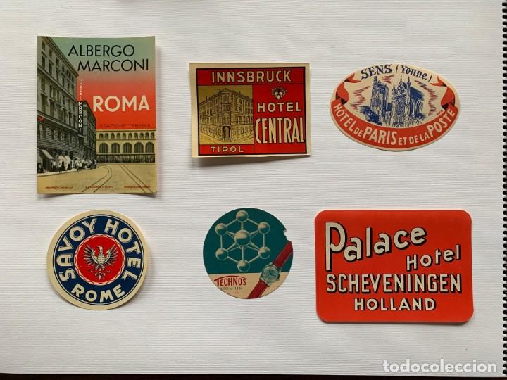 Etiquetas antiguas: FANTASTICA COLECCION DE ETIQUETAS HISTORICAS DE HOTELES