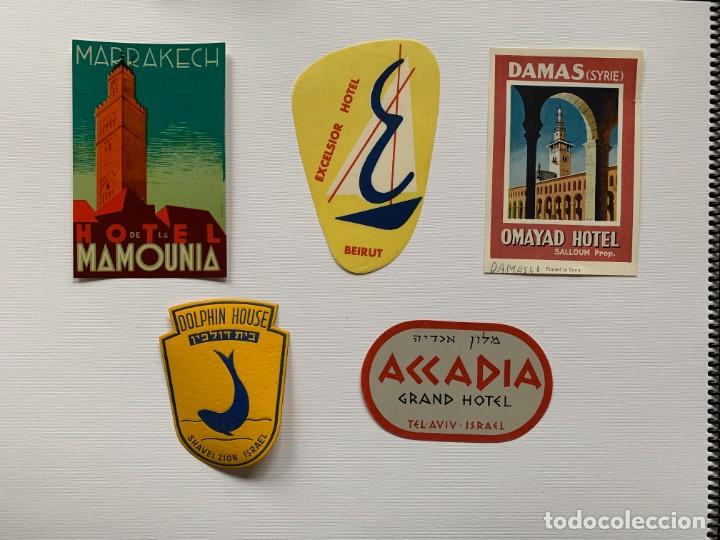 Etiquetas antiguas: FANTASTICA COLECCION DE ETIQUETAS HISTORICAS DE HOTELES