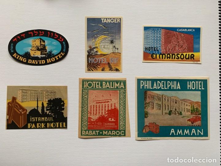 Etiquetas antiguas: FANTASTICA COLECCION DE ETIQUETAS HISTORICAS DE HOTELES