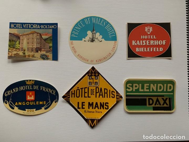 Etiquetas antiguas: FANTASTICA COLECCION DE ETIQUETAS HISTORICAS DE HOTELES