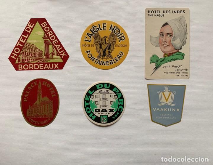 Etiquetas antiguas: FANTASTICA COLECCION DE ETIQUETAS HISTORICAS DE HOTELES