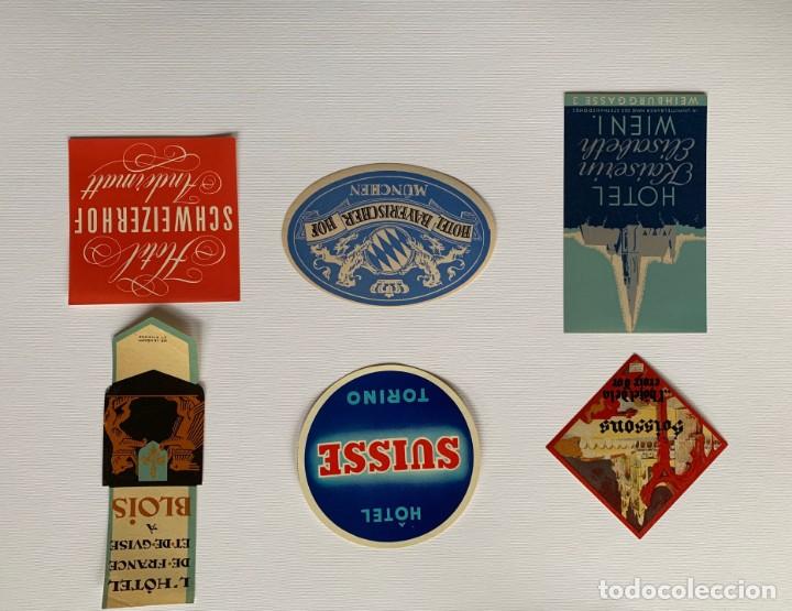 Etiquetas antiguas: FANTASTICA COLECCION DE ETIQUETAS HISTORICAS DE HOTELES