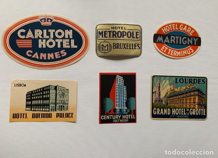 Etiquetas antiguas: FANTASTICA COLECCION DE ETIQUETAS HISTORICAS DE HOTELES