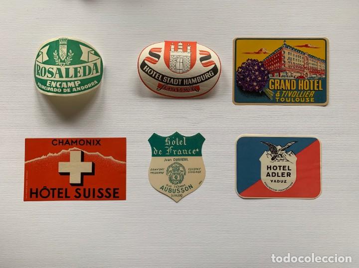 Etiquetas antiguas: FANTASTICA COLECCION DE ETIQUETAS HISTORICAS DE HOTELES