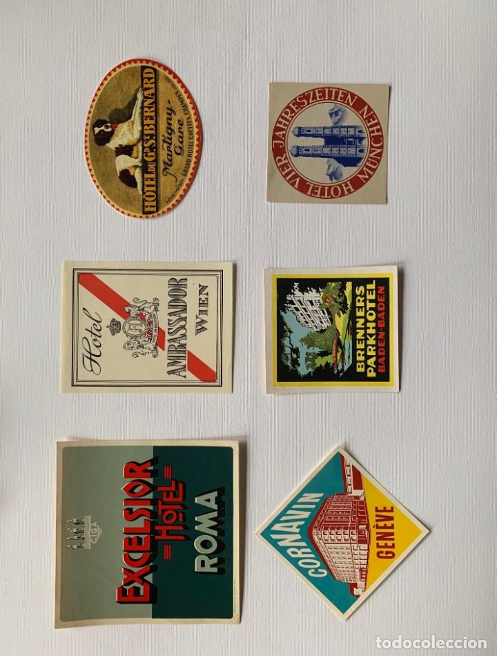 Etiquetas antiguas: FANTASTICA COLECCION DE ETIQUETAS HISTORICAS DE HOTELES