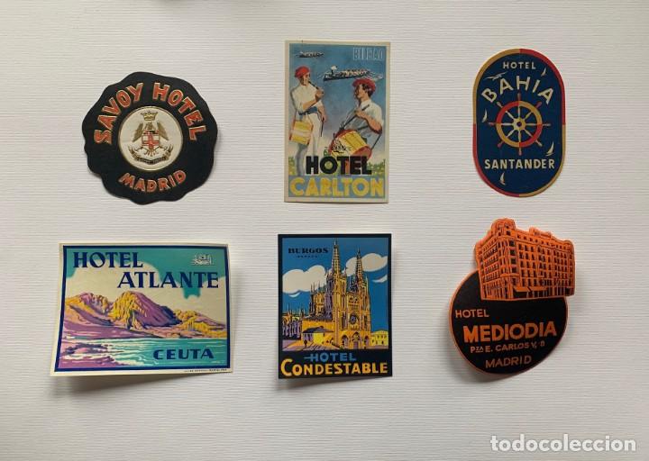 Etiquetas antiguas: FANTASTICA COLECCION DE ETIQUETAS HISTORICAS DE HOTELES