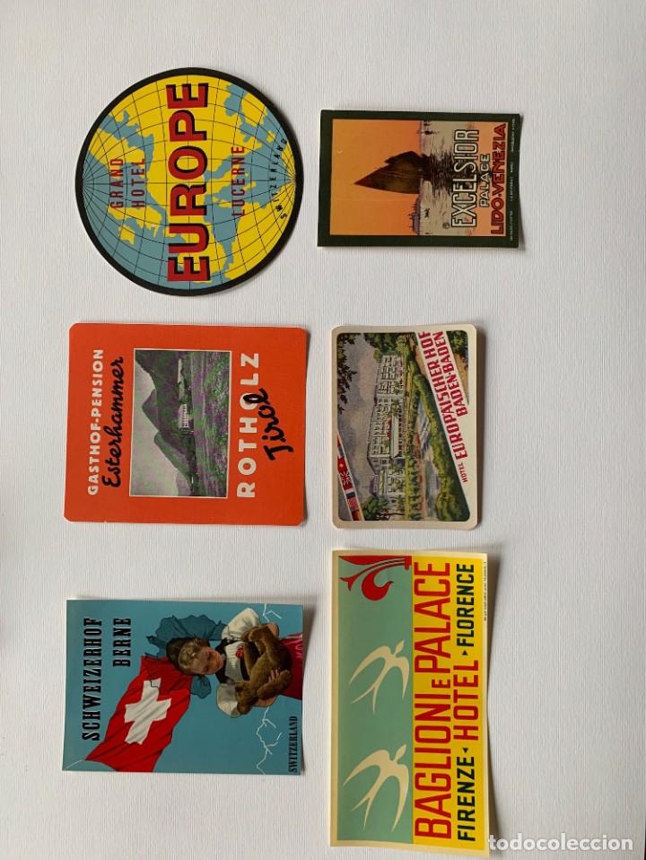 Etiquetas antiguas: FANTASTICA COLECCION DE ETIQUETAS HISTORICAS DE HOTELES