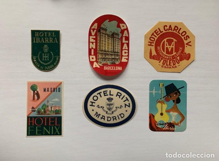 Etiquetas antiguas: FANTASTICA COLECCION DE ETIQUETAS HISTORICAS DE HOTELES