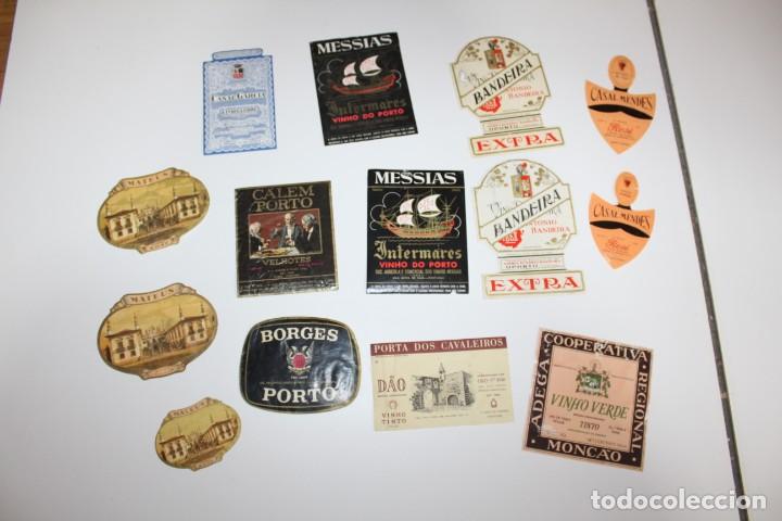 Etiquetas antiguas: LOTE 14 ETIQUETAS ANTIGUAS VINO PORTUGAL
