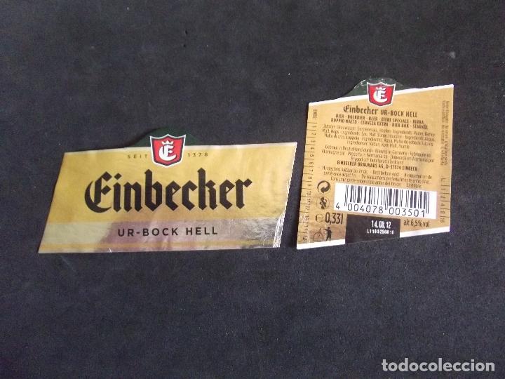 Old Labels: CERVEZA-V9ET-7-ETIQUETAS-EINBECHER