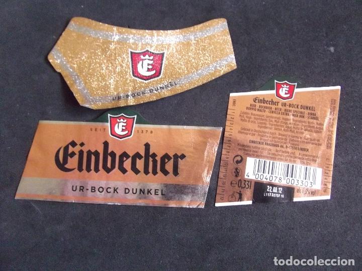 Old Labels: CERVEZA-V9ET-7-ETIQUETAS-EINBECHER.