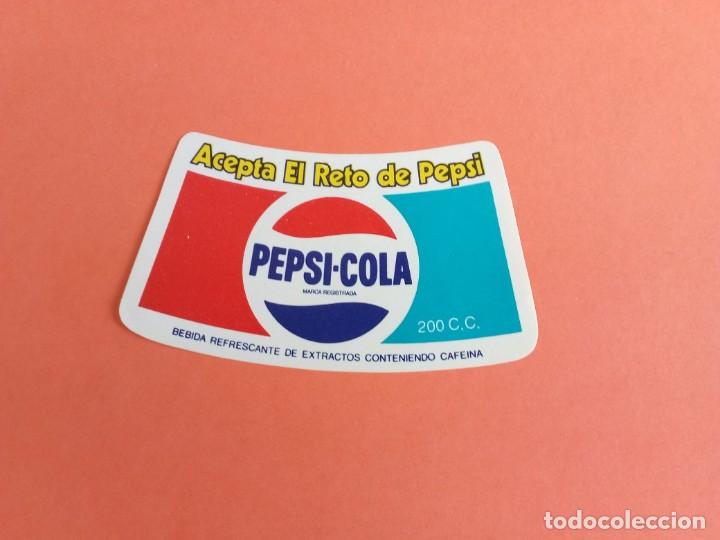 Etichette antiche: Etiqueta Antigua de PEPSI COLA 200 cc
