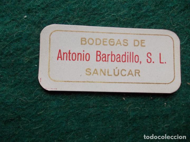 Etiquetas antigas: ETIQUETAANTONIL BARBADILLO