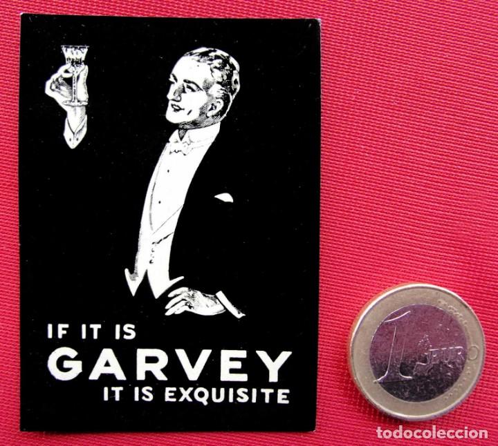 Etiquetas antiguas: ANTIGUA ETIQUETA. IF IT IS GARVEY IT IS EXQUISITE. BRANDY.JEREZ. BUEN ESTADO.NUNCA PEGADA.