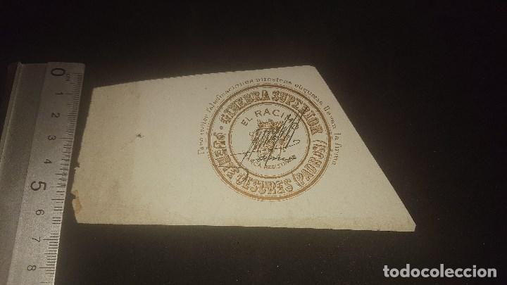 Etiquetas antiguas: ANTIGUA ETIQUETA - GINEBRA SUPERIOR EL RACIMO FIRMADA , 1903 APROX , LEER DESCRIPCION