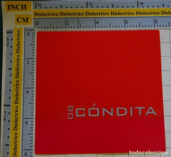 Etiquetas antiguas: ETIQUETA DE BEBIDAS. VINO LICORES. 08 C&Oacute;NDITA. 88