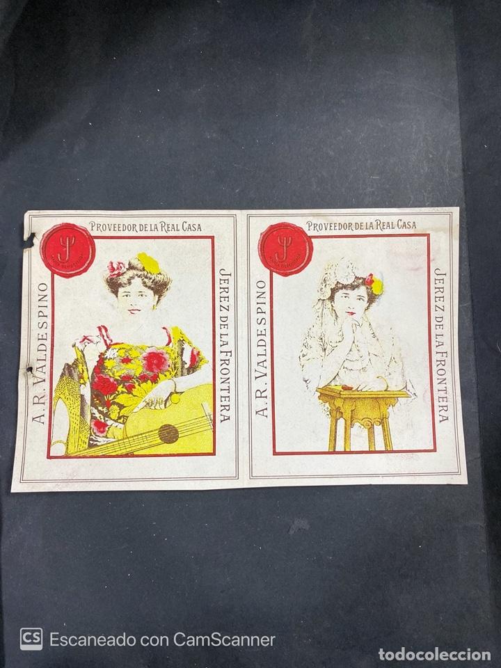 Old Labels: PRUEBA DE ETIQUETA DE VALDESPINO. VER FOTOS