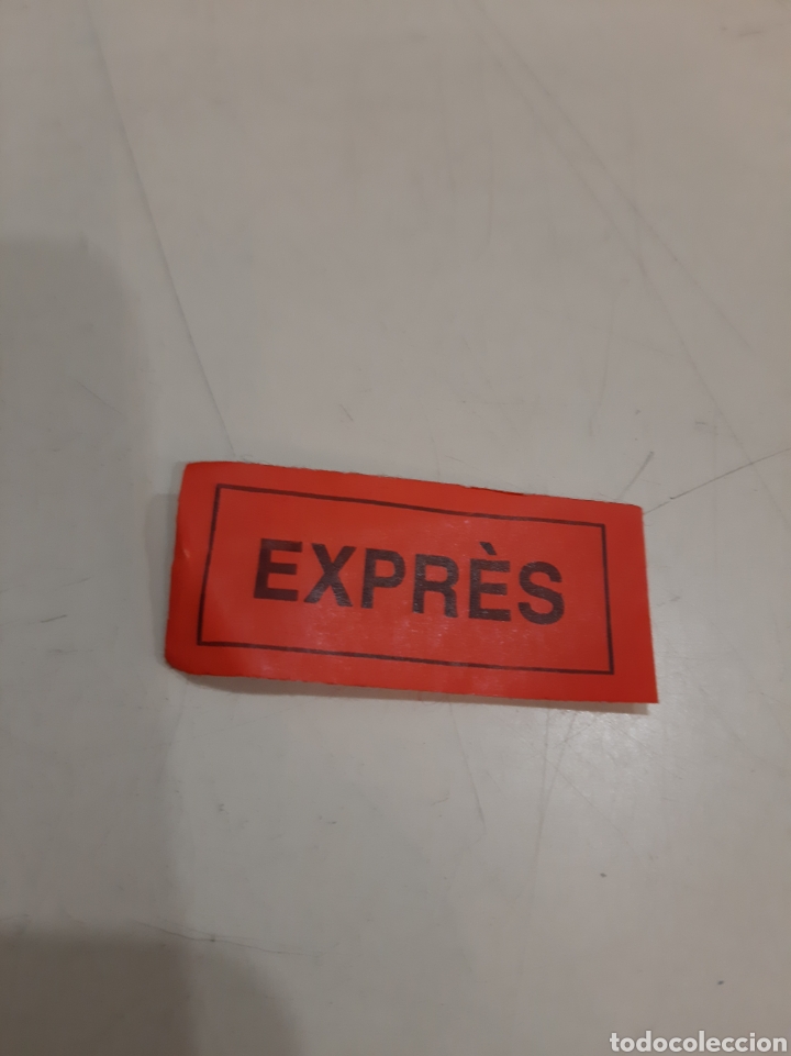 Alte Etiketten: CORREOS PEGATINA SERVICIO EXPRES