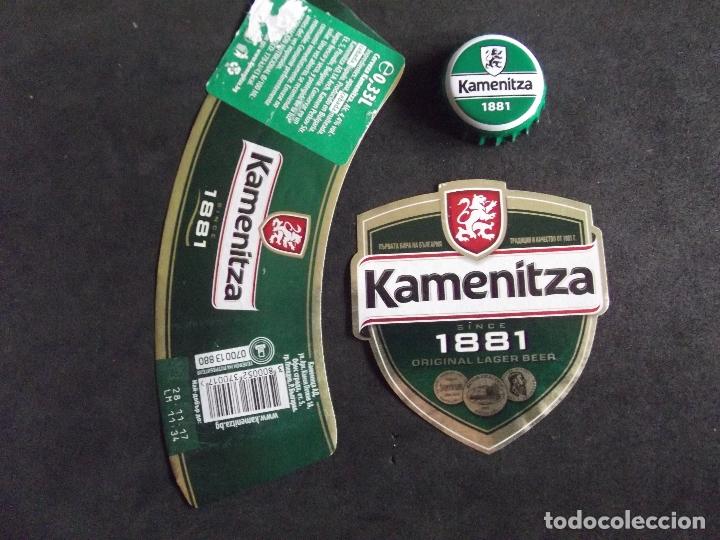 Etichette antiche: CERVEZA-V9F-8-ETIQUETAS Y CHAPA-KAMENITZA