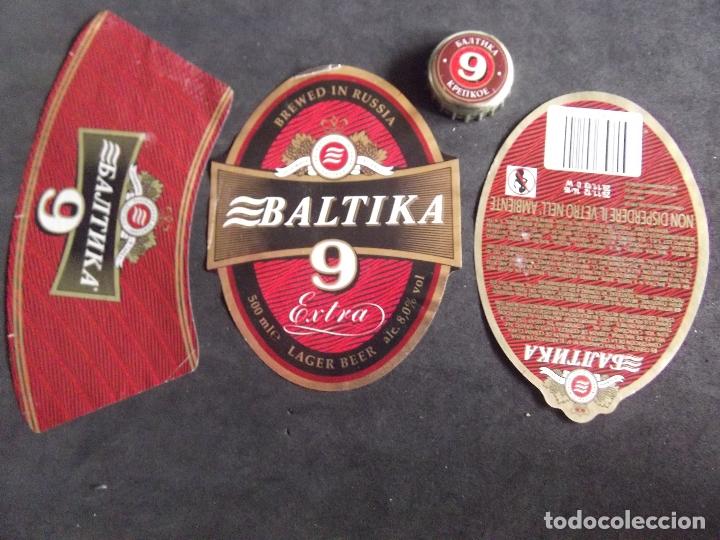 Etichette antiche: CERVEZA-V9F-8-ETIQUETAS Y CHAPA-BALTIKA 9