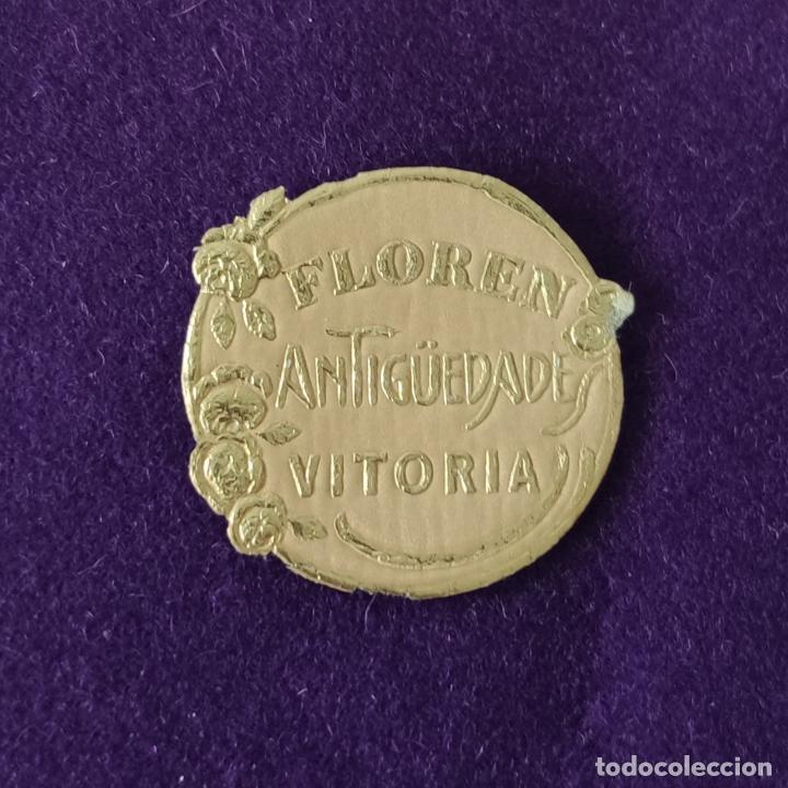 Etichette antiche: ETIQUETA DE FLOREN ANTIG&Uuml;EDADES. ORIGINAL DE EPOCA. VITORIA (ALAVA). 1920-40.