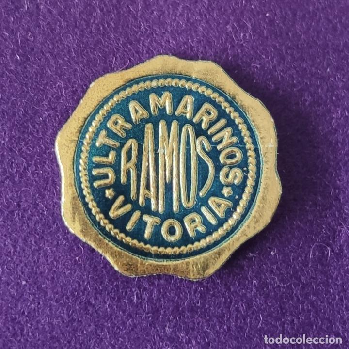 Etichette antiche: ETIQUETA DE ULTRAMARINOS RAMOS. ORIGINAL DE EPOCA. VITORIA (ALAVA). 1920-40.