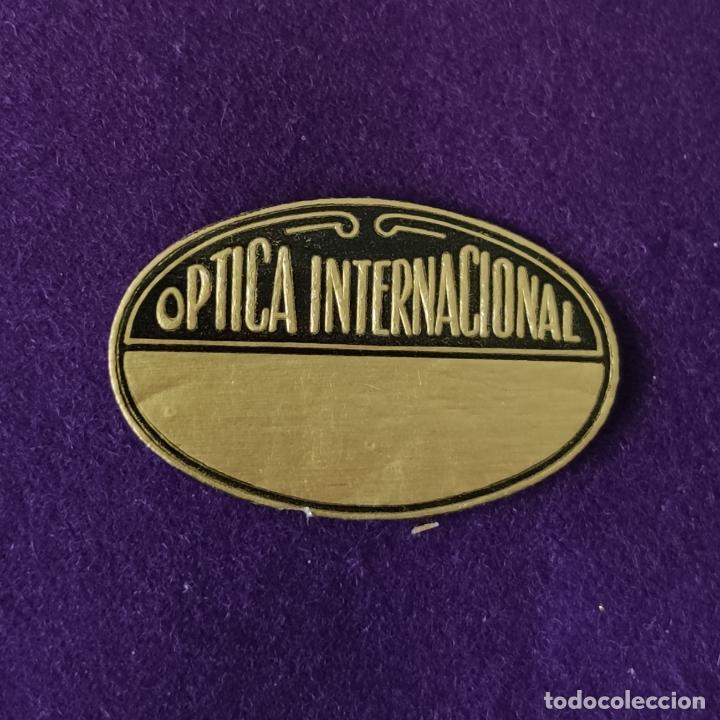 Etiquetas antiguas: ETIQUETA DE OPTICA INTERNACIONAL. ORIGINAL DE EPOCA. 1920-40.