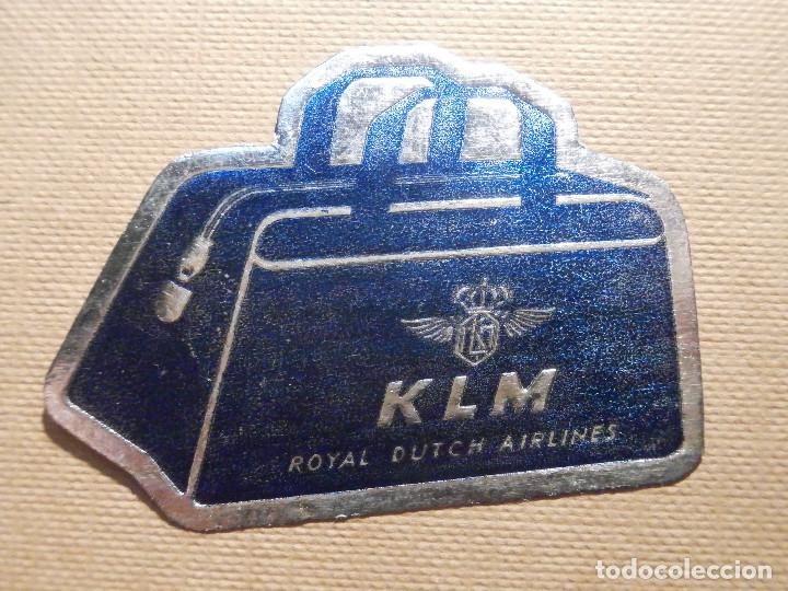 Old Labels: ETIQUETA LINEAS AEREAS - AIR LINES - KLM - Cargo Royal Dutch Airlines - 50 mm X 40 mm