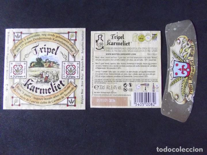 Etichette antiche: CERVEZA-V9ET-8-ETIQUETAS-KARMELIET