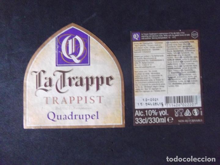 Etichette antiche: CERVEZA-V9ET-8-ETIQUETAS-LA TRAPPE-TRAPPIST
