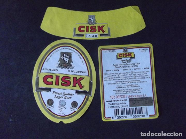 Etichette antiche: CERVEZA-V9ET-8-ETIQUETAS-CISK