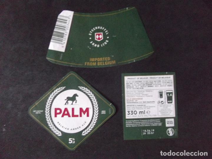 Etichette antiche: CERVEZA-V9ET-8-ETIQUETAS-PALM