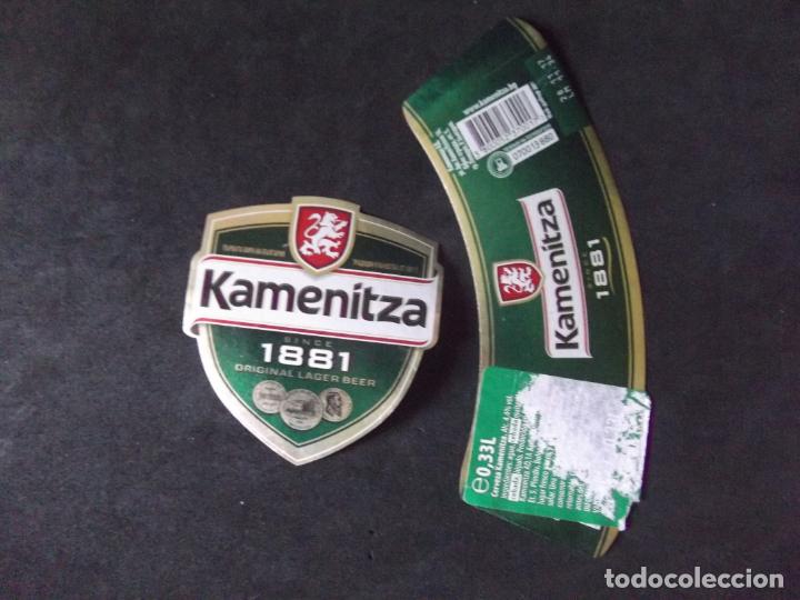 Old Labels: CERVEZA-V9ET-8-ETIQUETAS-KAMENITZA