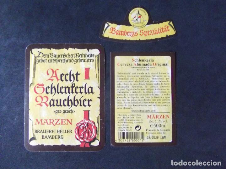 Etichette antiche: CERVEZA-V9ET-8-ETIQUETAS-MARZEN