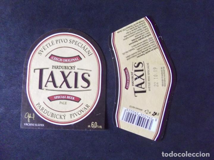 Etichette antiche: CERVEZA-V9ET-8-ETIQUETAS-TAXIS