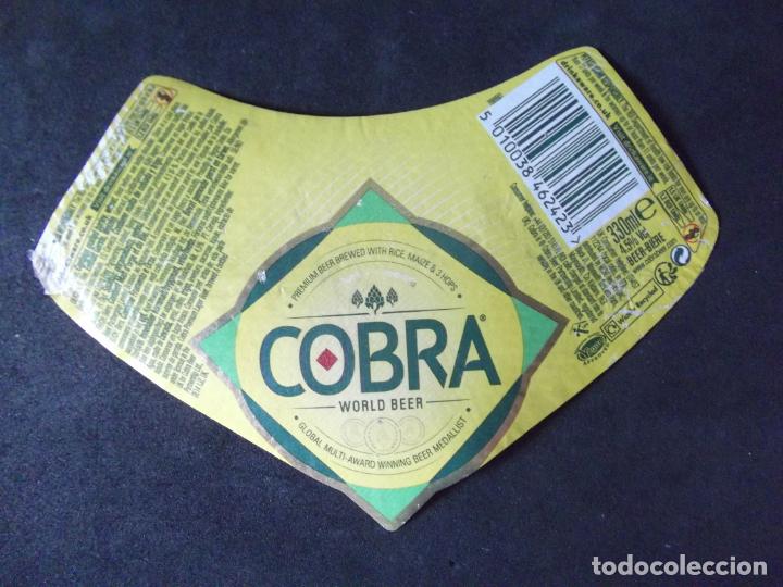 Etichette antiche: CERVEZA-V9ET-8-ETIQUETAS-COBRA