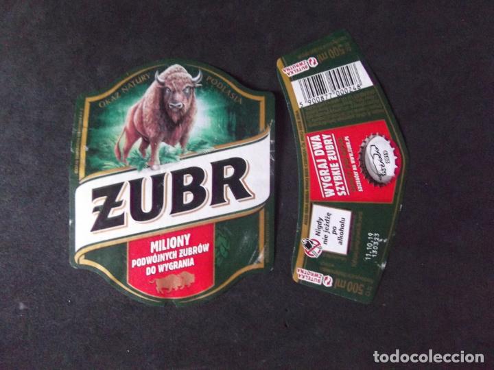 Etichette antiche: CERVEZA-V9ET-8-ETIQUETAS-ZUBR
