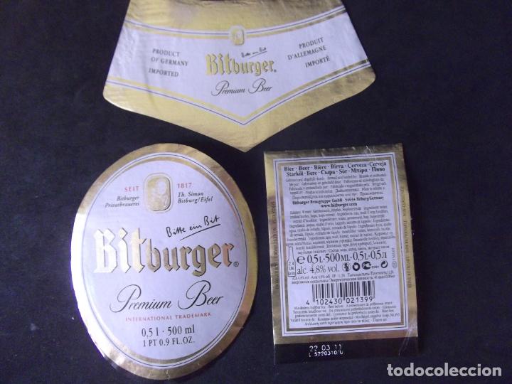 Etichette antiche: CERVEZA-V9ET-8-ETIQUETAS-BITBURGER