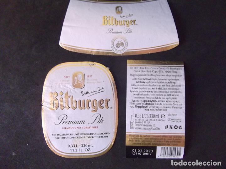 Etichette antiche: CERVEZA-V9ET-8-ETIQUETAS-BITBURGER.