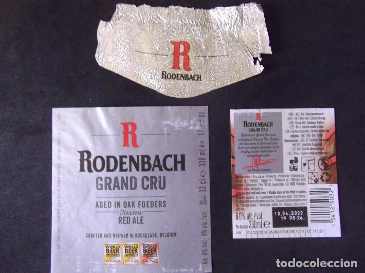 Etichette antiche: CERVEZA-V9ET-8-ETIQUETAS-RODENBACH